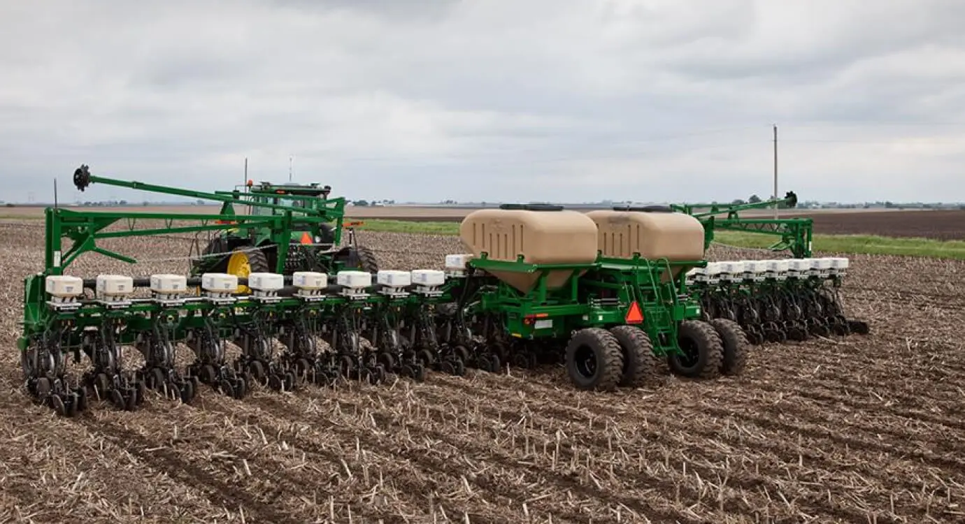 Sowing of row crops